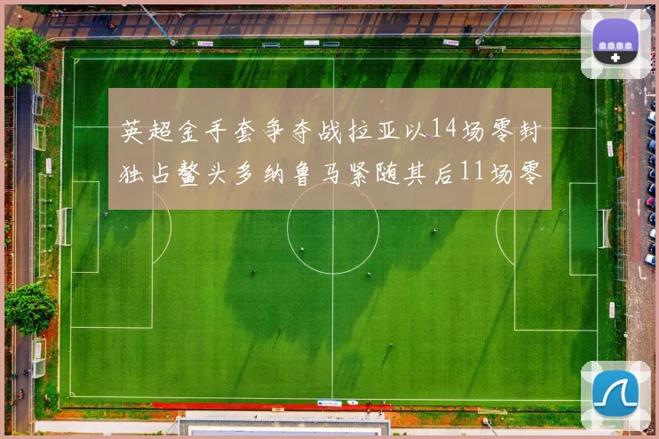 英超金手套争夺战拉亚以14场零封独占鳌头多纳鲁马紧随其后11场零封